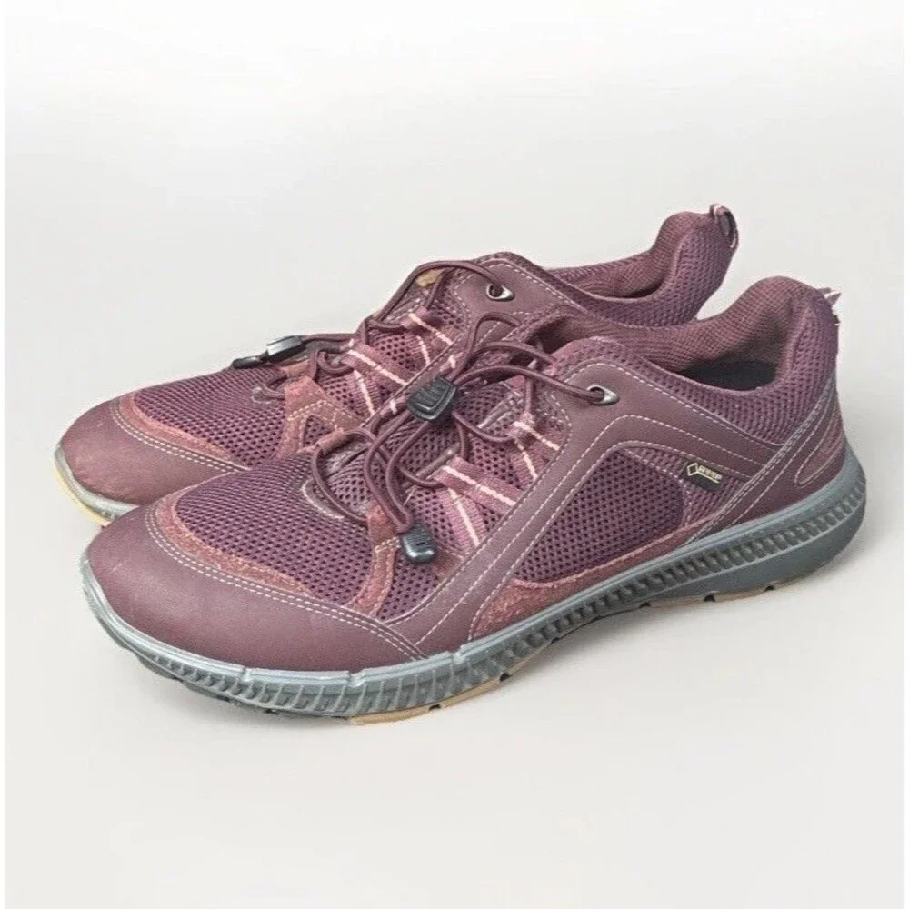 ECCO Terracruise II‎ Goretex Hiking Trail Running Shoes l 11W Burgundy